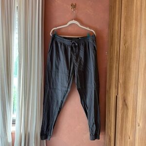 Men's Grey Jogger Pants - Drawstring